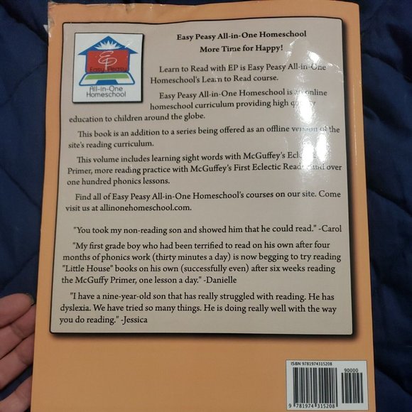 Learn to Read with EP: Part of the Easy Peasy All-in-One Homeschool (EP R - GOOD - Picture 2 of 3